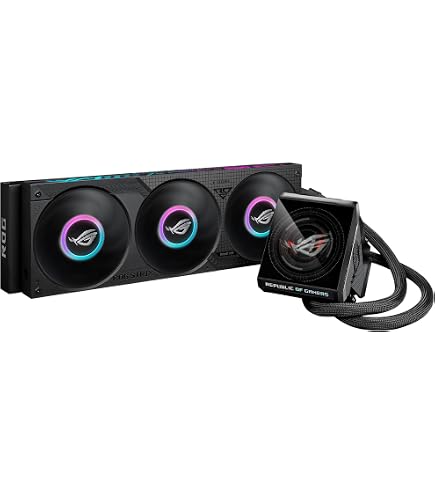 Amazon.co.jp: ASUS CPUクーラー 360mm オールインワン AIO 水冷 LCD